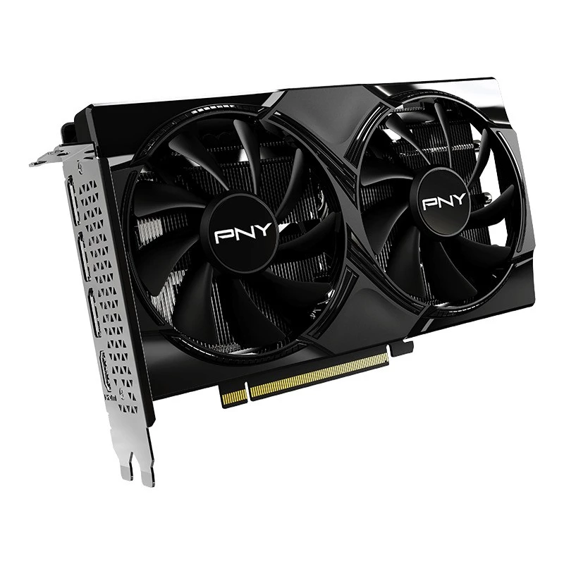Vaizdo plokštė PNY GeForce RTX 5050 – 8 GB GDDR6, 2317 MHz, 128 bit, PCIe x8 5.0, dviejų ventiliatorių aušinimas