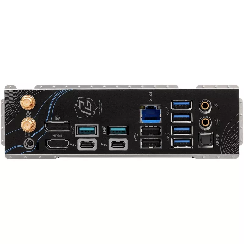Motininė plokštė ASRock Phantom Gaming Z890M Riptide WiFi — Intel Z890, LGA1851, microATX, DDR5, 4x DIMM, 256GB, Wi‑Fi 6E, 2.5Gb LAN