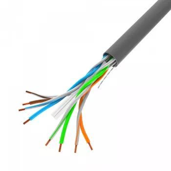 Tinklo kabelis Lanberg LCU6-11CU-0100-S U/UTP Cat6 100 m Pilka