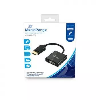 Vaizdo kabelio adapteris MediaRange MRCS174 0,15 m DVI DisplayPort juodas