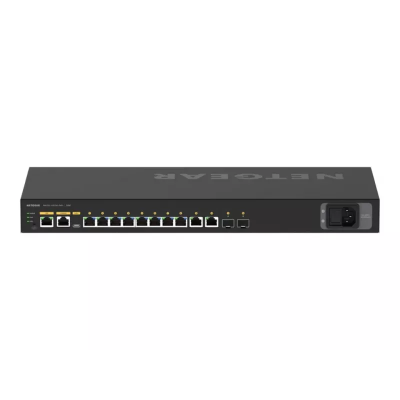 NETGEAR M4250-10G2XF-PoE+ valdomas L2/L3 Gigabit Ethernet (10/100/1000) jungiklis su PoE+ 1U juodas