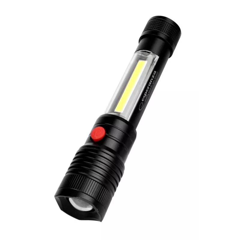 Rankinis žibintuvėlis Esperanza Apate Black LED