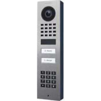 Vaizdo domofonas DoorBird D1102KV — nerūdijantis plienas, 1080p, teleobjektyvas, 140° horizontaliai, IP65, IK08