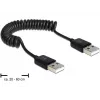 USB laidas DeLOCK 83239 USB 2.0 0,6 m juodas