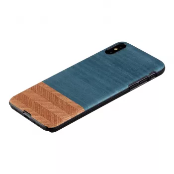 Apsauginis dėklas man and wood iPhone XS Max – denim juodas