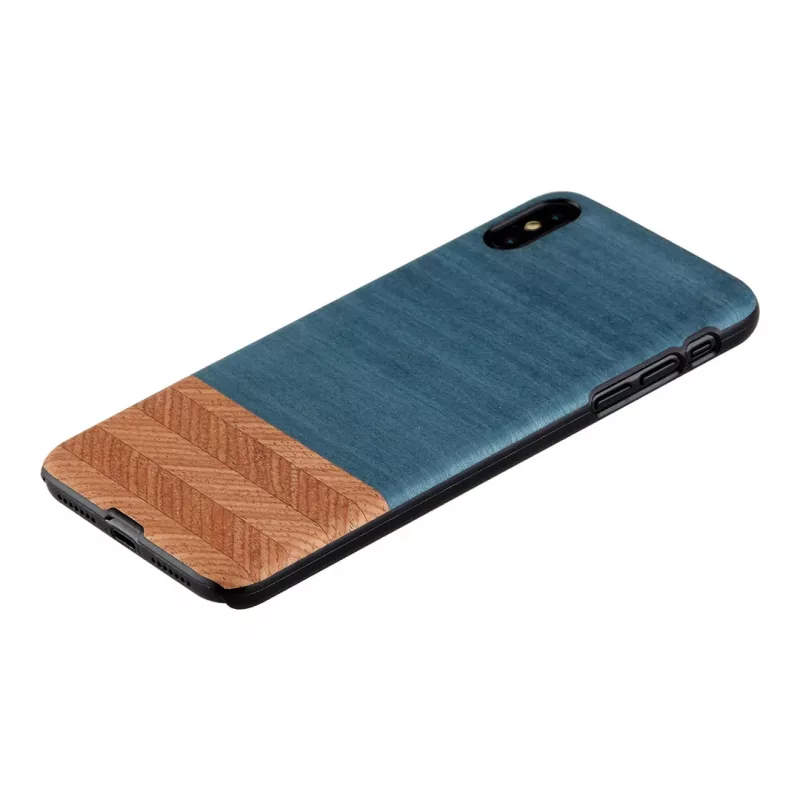 Apsauginis dėklas man and wood iPhone XS Max – denim juodas