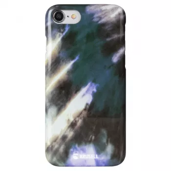 Apsauginis dėklas su užlenkiamu dangteliu Krusell Limited Apple iPhone 8/7 — Twirl Earth dizainas