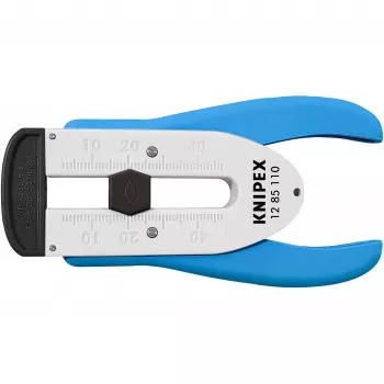 KNIPEX 12 85 110 SB šviesolaidžio nuėmimo ir apvalkalo nuėmimo įrankis (mėlynas/baltas)