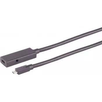 USB-C kabelis S/CONN 13-49045 USB 3.2 Gen 2 3 m juodas