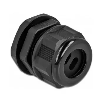Kabelio įvadas DeLOCK 60391 Juodas Plastikas 2 vnt.