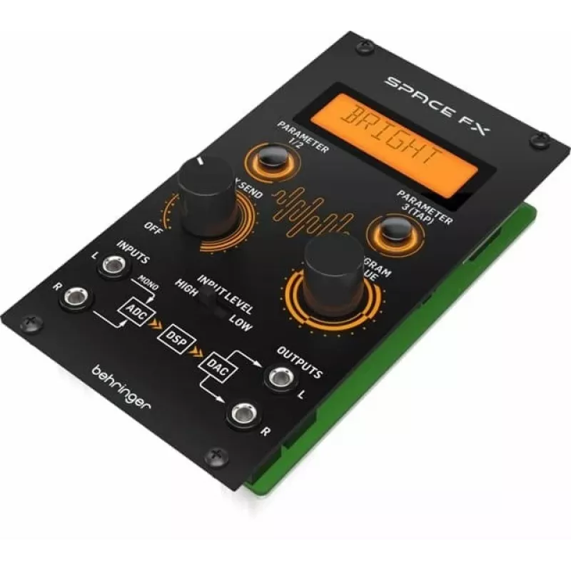 Efektų blokas Behringer SPACE FX 0720-ABQ86-001 — modulinis erdvės efektų procesorius