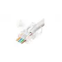 Lanview LVN125306 RJ45 kištukas, skaidrus, 50 vnt.