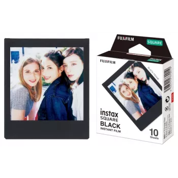 Fujifilm Instax Square BLACK – momentinė spalvota juosta – ISO 800 – 10 kadrų