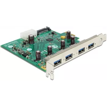 DeLOCK 89323 sąsajos plokštė, 4x USB 3.0 (USB 3.2 Gen 1) Type-A, PCI Express