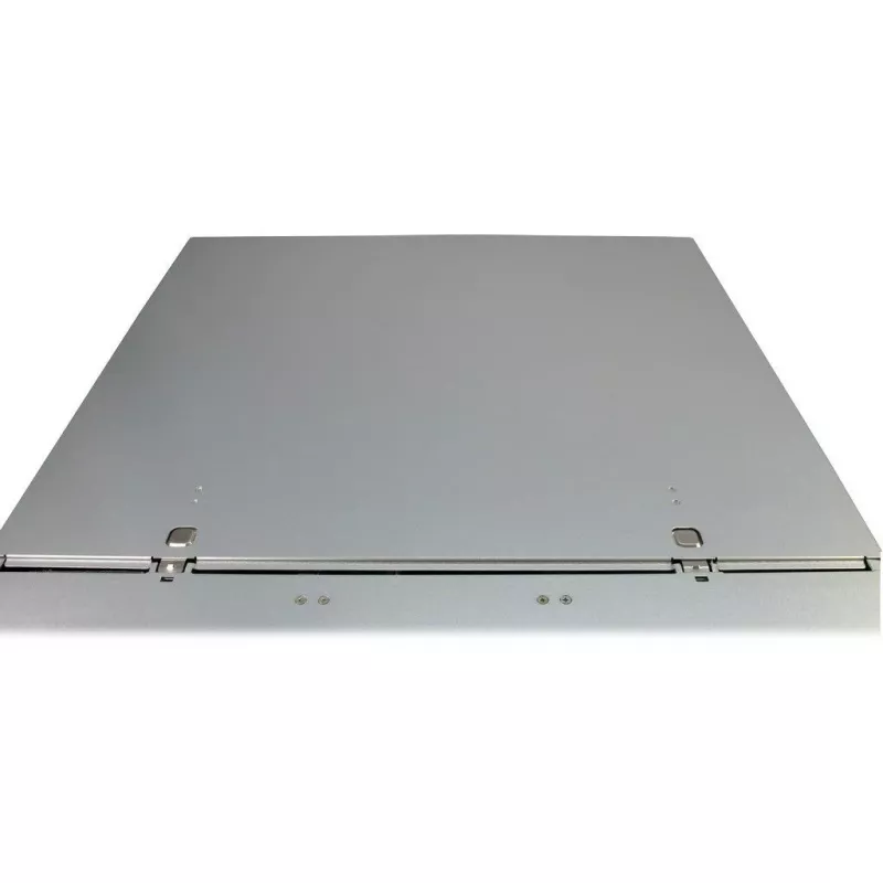 Inter-Tech IPC 1U-1404 stovas juodas, nerūdijantis plienas