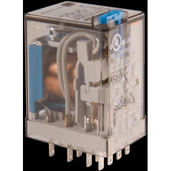 FIN 55.34.8 12V – pramoninė relė 4x UM 250V/5A 12VAC (55.34.8.012.0040)