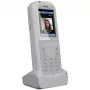 DECT telefono ragelis agfeo DECT 77 IP – belaidis VoIP ragelis su garsiakalbiu, skambučio identifikavimu, ekranu (baltas)