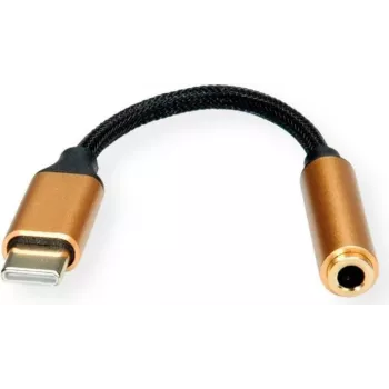 ROLINE Gold - Audio-Adapter - USB-C männlich zu Stereo Mini-Klinkenstecker weiblich
