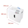 HSM shredstar X8 dokumentų smulkintuvas, 4,5 x 30 mm + atskiras CD pjovimo mechanizmas