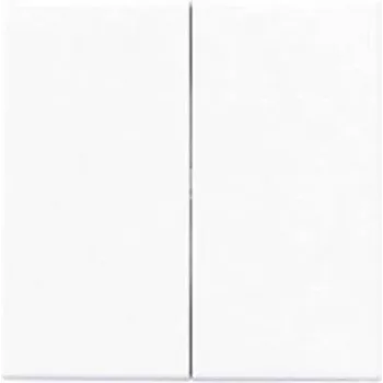 Jung A 595 WW White – vieno modulio sieninė rozetės plokštelė, balta