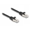 Tinklo kabelis DeLOCK RJ50 (vyriškas) į RJ50 (vyriškas) S/FTP 0,25 m juodas