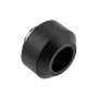 OPTIMUS 12 mm juodos spalvos hardtube jungtis – vienos suspaudimo movos jungtis kietiems vamzdeliams