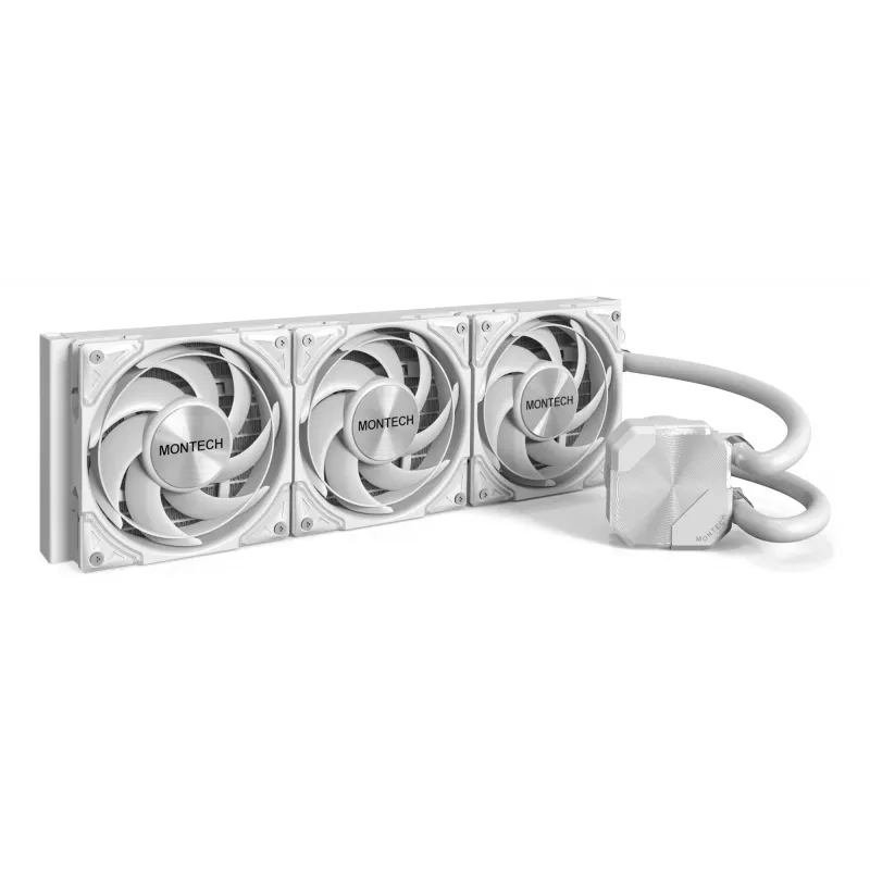 Vandens aušintuvas Montech HyperFlow Silent AiO - 360 mm, baltas