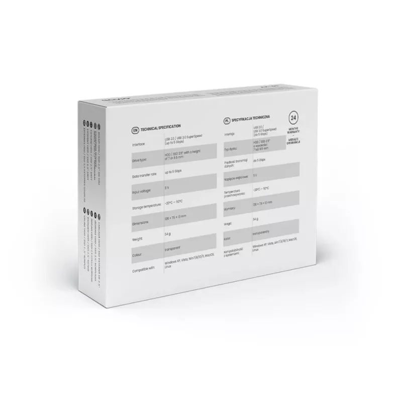 Išorinis HDD/SSD dėklas Savio AK-66 2.5 inch SATA USB 3.0