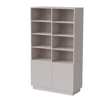 Spintelė knygoms Cama Meble LIVERTI 100×420×1705 mm kaspiniškos spalvos