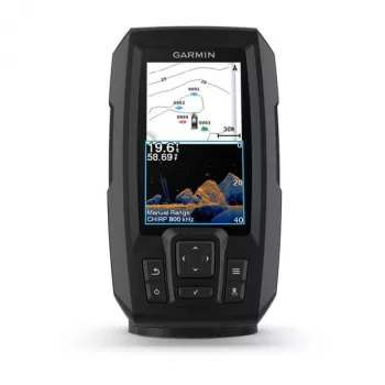 Žuvų ieškiklis GARMIN STRIKER Vivid 4cv 4 colių (10,2 cm) ekranas, 272×480 px, 300 W RMS