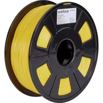 Renkforce RF-4511202 3D spausdinimo medžiaga polilaktidas (PLA) geltona 1 kg (RF-4511202)