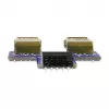 DeLOCK 9-pin 2.54 mm 2 x USB 2.0 1 x 9-pin 2.54 mm juoda mėlyna sidabrinė