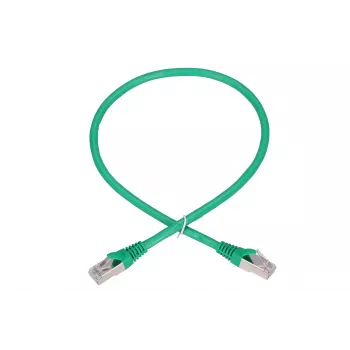 Tinklo kabelis Extralink LAN Patchcord Kat.6 FTP RJ-45 Cat6 0,5 m Žalia