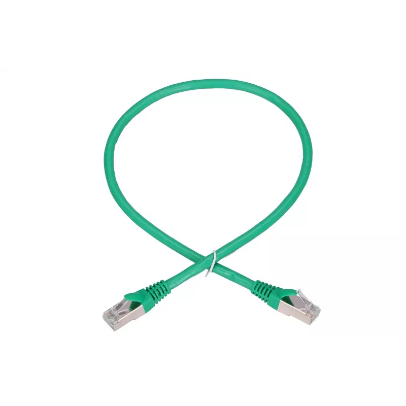 Tinklo kabelis Extralink LAN Patchcord Kat.6 FTP RJ-45 Cat6 0,5 m Žalia