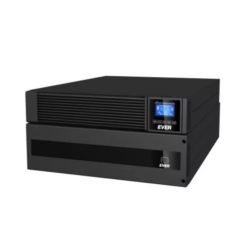 UPS EVER POWERLINE RT Plus 6 kVA T/PWPLRT-116K00/00 – nuolatinės dvigubo keitimo stelažinis/bokštinis UPS 6kVA
