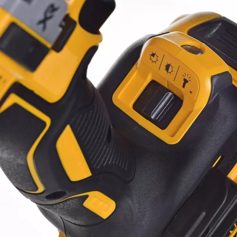 Gręžtuvas su sukimo funkcija DeWalt DCD791D2-QW, 18V Li-Ion, 2×2Ah akumuliatoriai, 13 mm greito užveržimo griebtuvas, 70 Nm, 1,5 kg