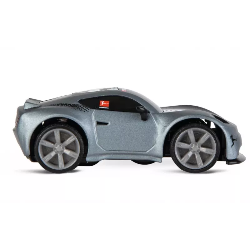 RC Automobilis Bundesliga Mini RC 1:43 Pilkas