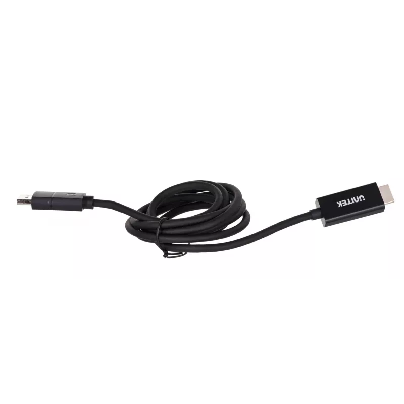 UNITEK V1608A DisplayPort 1.2 – HDMI kabelis, 4K@60Hz, 1,8 m