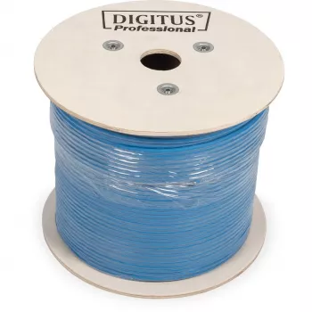 DIGITUS Cat.6A U/FTP montavimo kabelis, 500 m, simpleksas, Eca