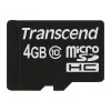 Transcend 4GB MicroSDHC Class 10 atminties kortelė TS4GUSDC10