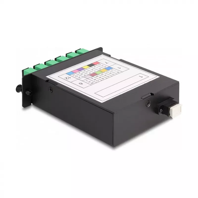 DeLOCK MPO vyriškas į SC Simplex 12 pluoštų vienmodė 9/125 µm šviesolaidinė kasetė