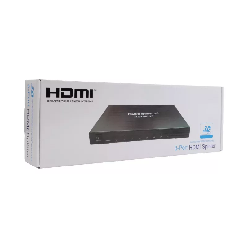 Sbox HDMI-8-V2 HDMI skirstytuvas 1x8 4K@30 Hz