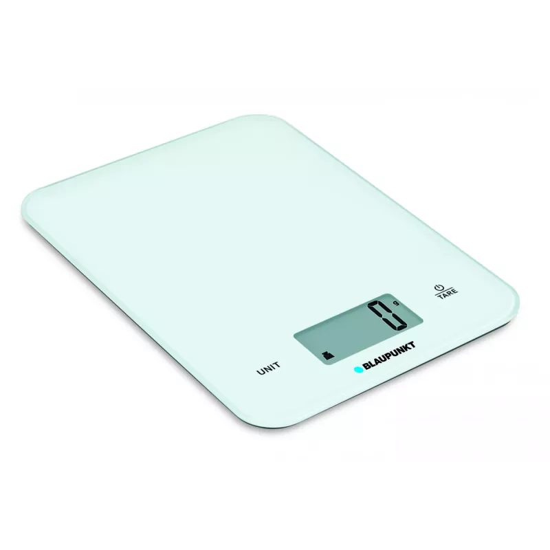 Virtuvinės svarstyklės BLAUPUNKT FKS401 balta, 10 kg, 1 g tikslumas, jutiklinis valdymas