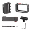 Metalinis apsauginis dėklas su Puluz rankena, skirtas DJI Osmo Action 5 Pro / Action 4 / Action 3