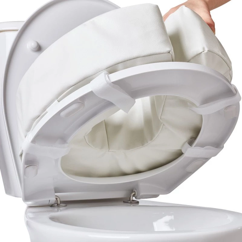 Minkštas pakeliamas tualeto sėdynės antdėklas, 5 cm