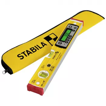 Skaitmeninis gulsčiukas STABILA TECH 196 DL 19830, 40 cm, tikslumas 0,5 mm/m, neslidūs paviršiai, su dėklu