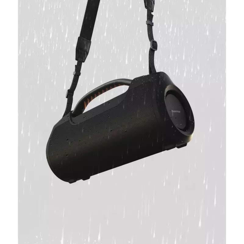 Hama Soundbarrel 2.0 juoda Bluetooth belaidė garso kolonėlė 60W IPX6 TWS