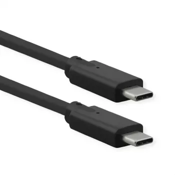 USB kabelis ROLINE 11.02.9070 USB 3.2 Gen 2 0,5 m juodas