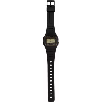 Skaitmeninis laikrodis CASIO F-91WG-9QDF – klasikinis modelis su skaitmeniniu ekranu, derva korpusas ir dirželis, atsparus vandeniui, žadintuvas, chronometras