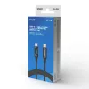Savio CL-174 USB-C–USB-C kabelis, 100 W, Power Delivery/Quick Charge, skaitmeninis ekranas, 1 m, žalias